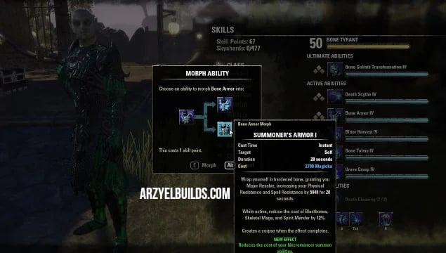 necromancer solo class skills eso
