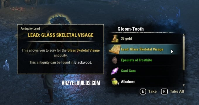 eso gaze of sithis leads