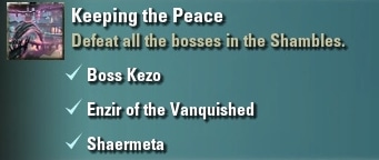 eso keeping the peace