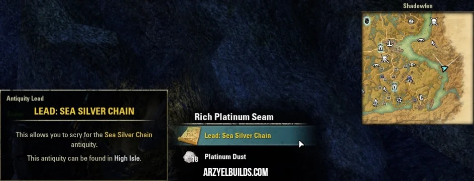 sea silver chain lead