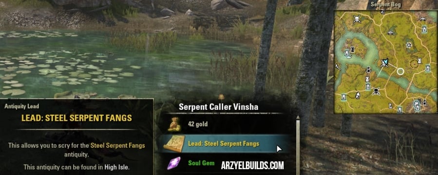 steel serpent fangs lead