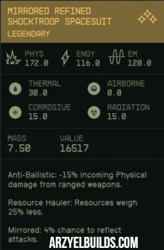 starfield bounty hunter build best armor