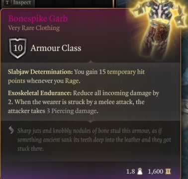 bonespike garb