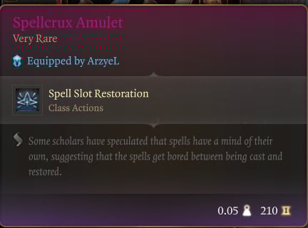 spellcrux amulet