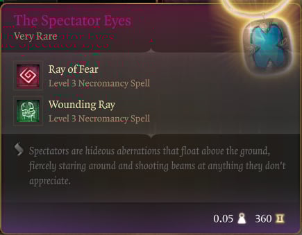the spectator eyes