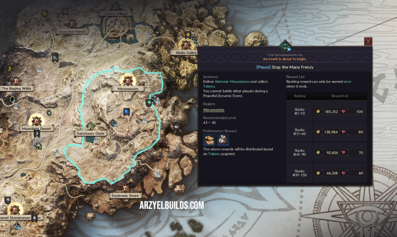 Talus Riftstone Map Ultimate Dynamic Events Guide for Throne and Liberty - ArzyeLBuilds