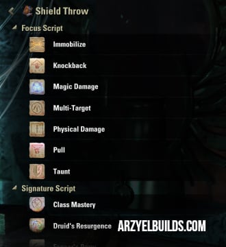 shield throw scripts