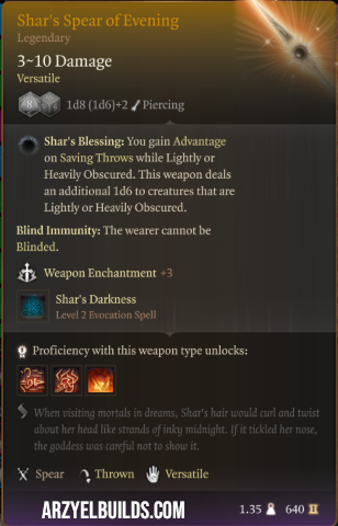 best weapons baldur's gate 3