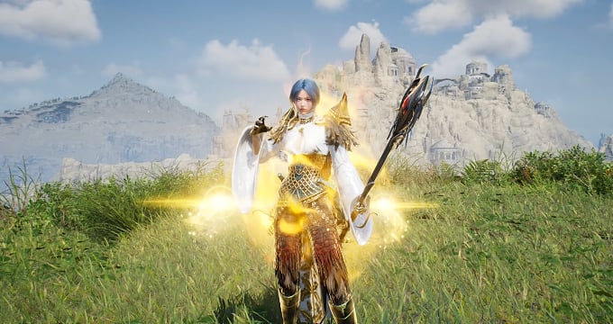 staff crossbow dps tl build throne liberty