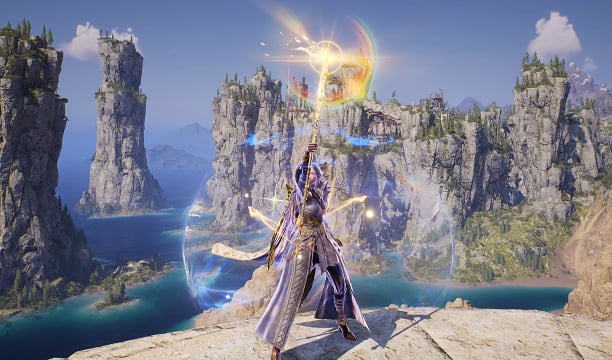 staff longbow tl pvp build throne and liberty