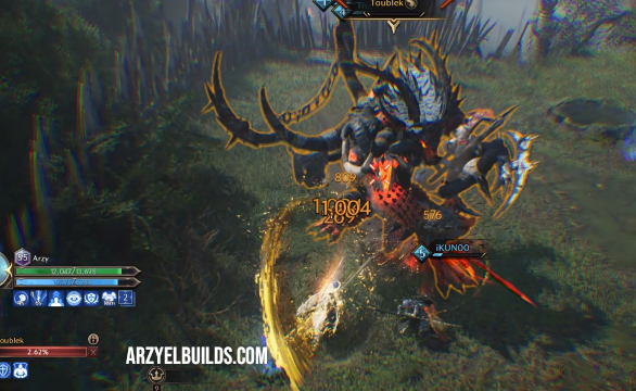 longbow and spear dps tl build throne liberty