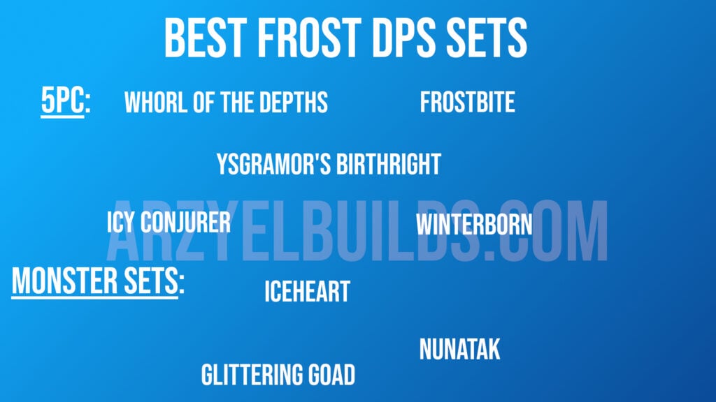 eso frost dps sets