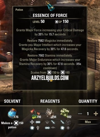eso essence of force