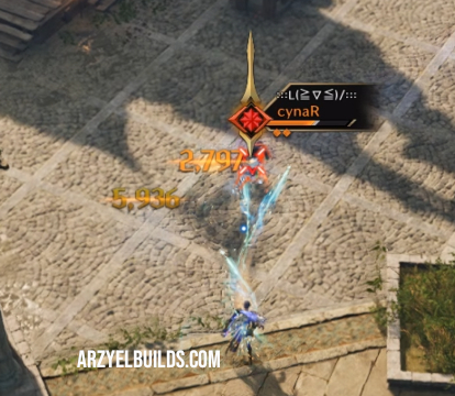 staff and longbow pvp ranged attack