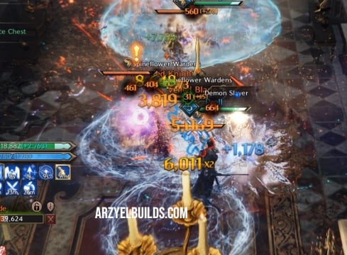 staff longbow dps aoe damage