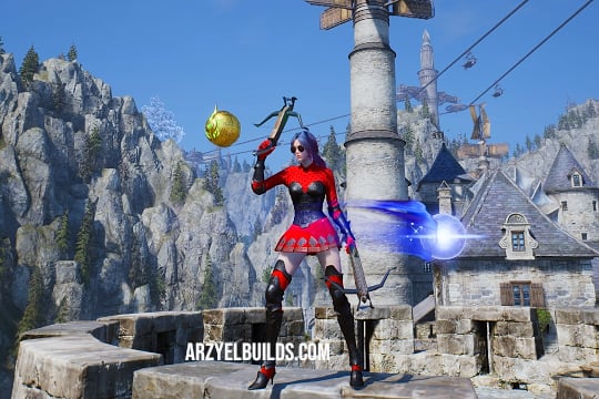 crossbow and orb dps build