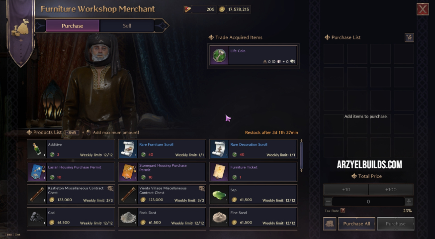 furniture workshop merchant throne and liberty