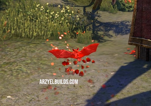 roseblood bat pet back