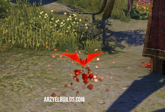 roseblood bat pet back