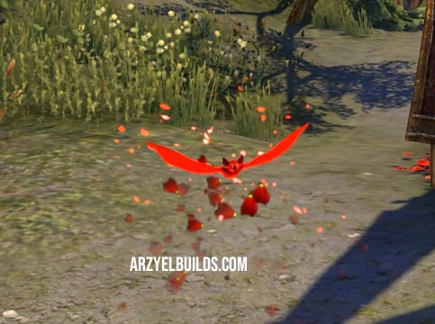 roseblood bat pet open wings