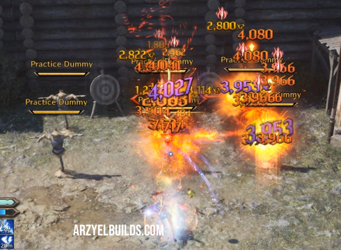 spear and orbs dps ignite