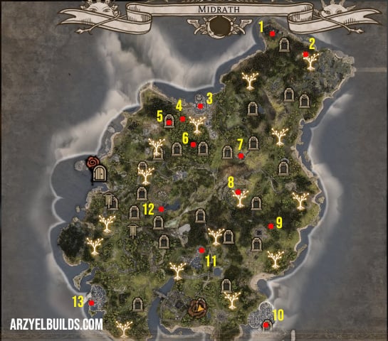 Soulframe Map Agari World Boss Farm Route