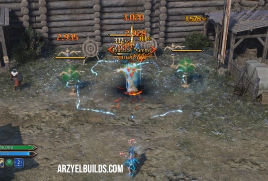 crossbow and wand dps aoe damage