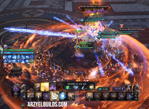 longbow and sword dps aoe