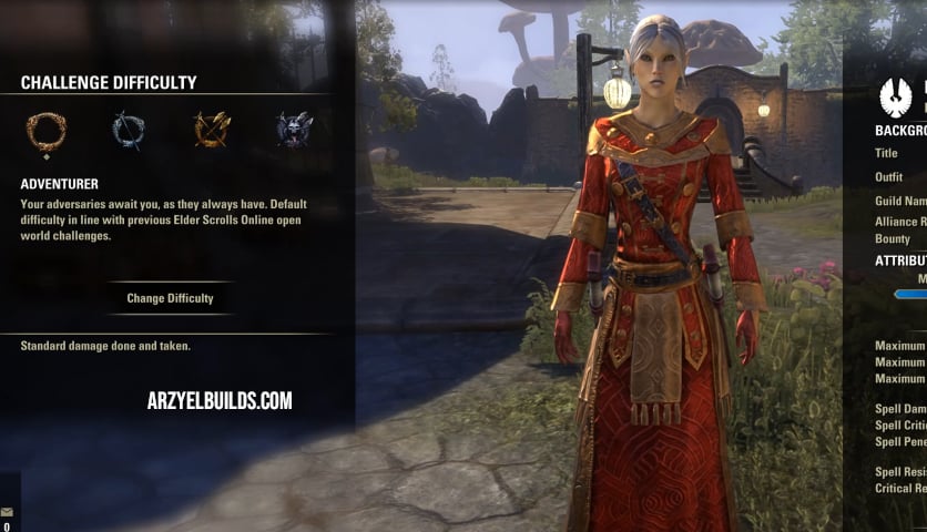 challenge difficulty options