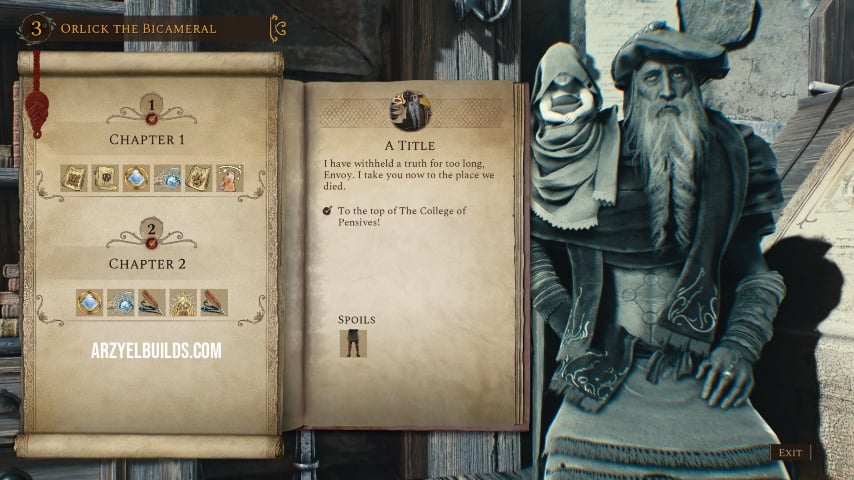 orlick's sanctuary soulframe chapters