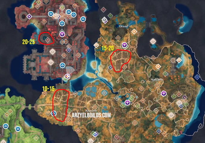 valley of eternal autumn level up map farever