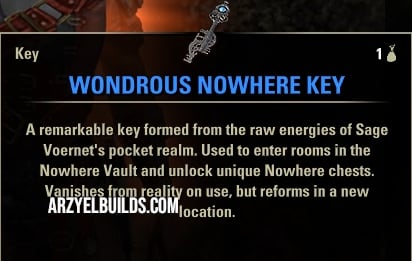 wondrous nowhere key eso