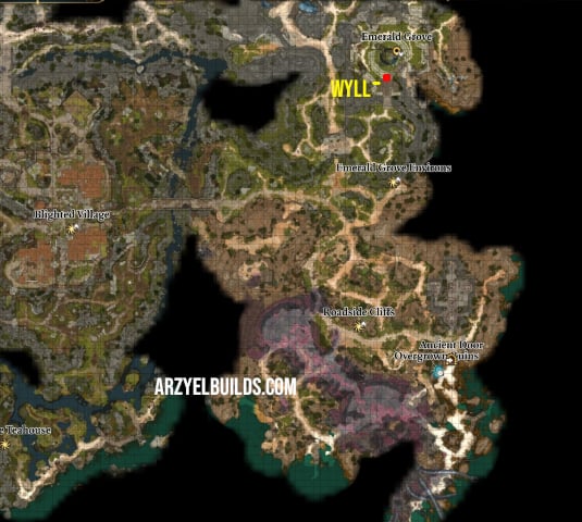 wyll location in baldur's gate 3