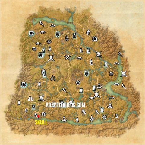 shadowfen skull location figures of note rumor eso